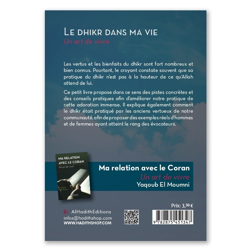 Le Dhikr Dans Ma Vie - Yaqoub El Moumni - Edition Al Hadith