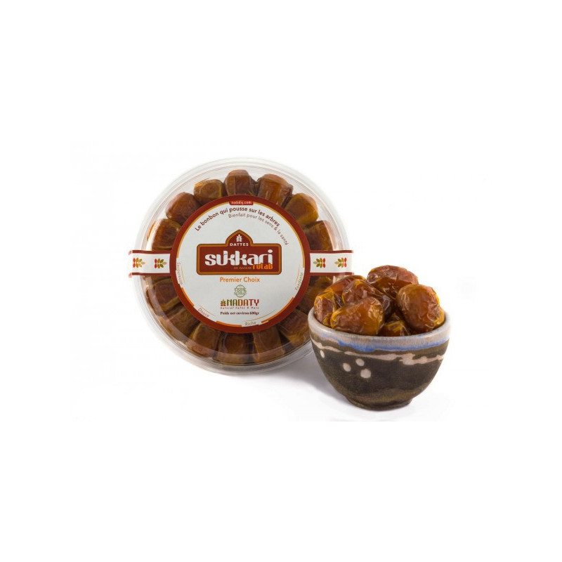 Dattes Sukkari de Qassim Rutab de Médine - 600 gr - Nadaty