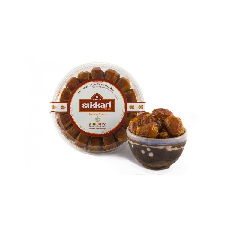 Dattes Sukkari de Qassim Rutab de Médine - 600 gr - Nadaty