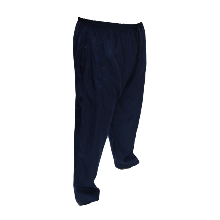 Qamis Pakistanais Bleu - Col et Bouton au Manche avec Pantalon Coupe Droite - Afaq - 4243