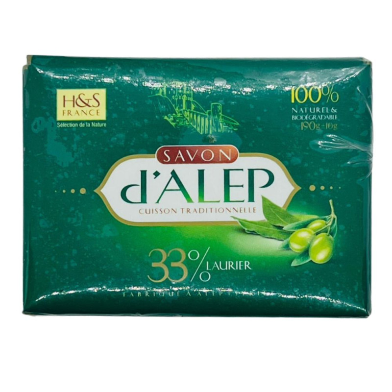 Pain d'Alep Traditionnel 100% Naturel et 33% de Laurier