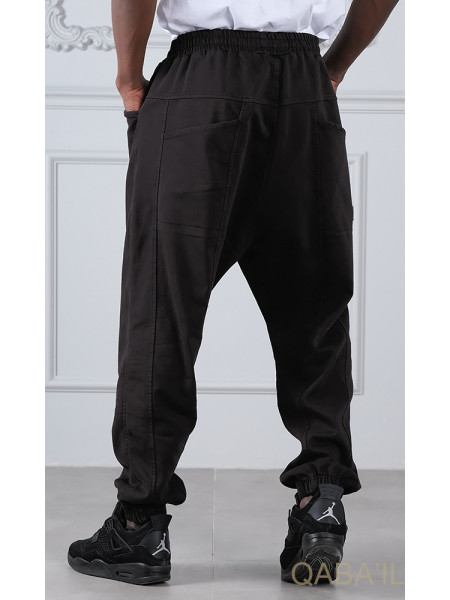 https://www.avenuedumuslim.com/29180-mt_medium/sarouel-stretch-noir-new-coton-qaba-il-coupe-droite-pants-elastanne.jpg