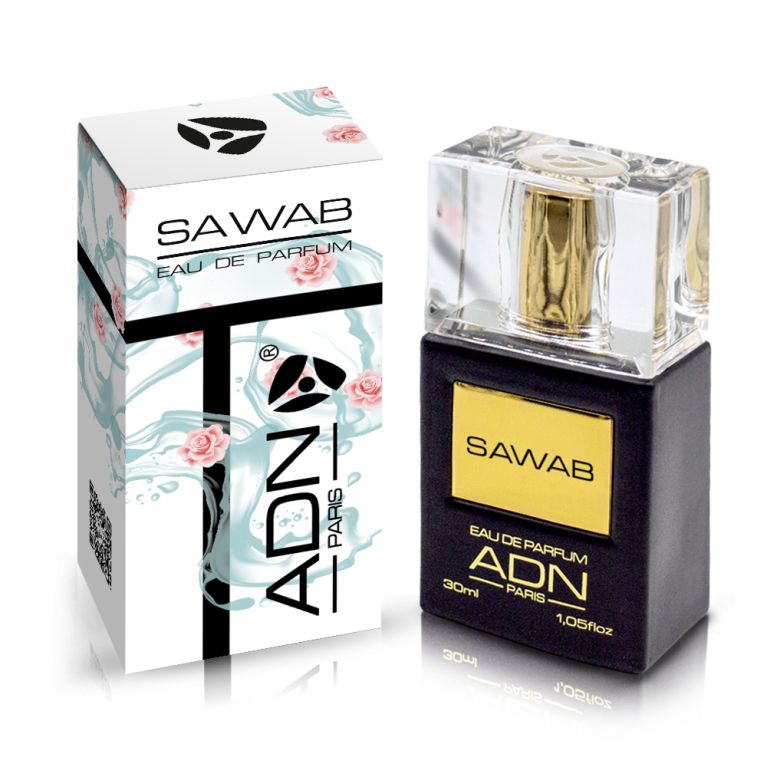 SAWAB Eau de Parfum par ADN Paris - Flacon Spray 30 ml - l'Art de la Parfumerie Française