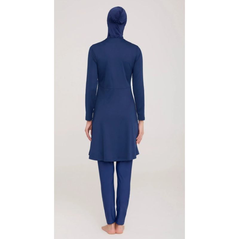 Burkini Hijab 2 Pièces - Navy Blue - Rozamay