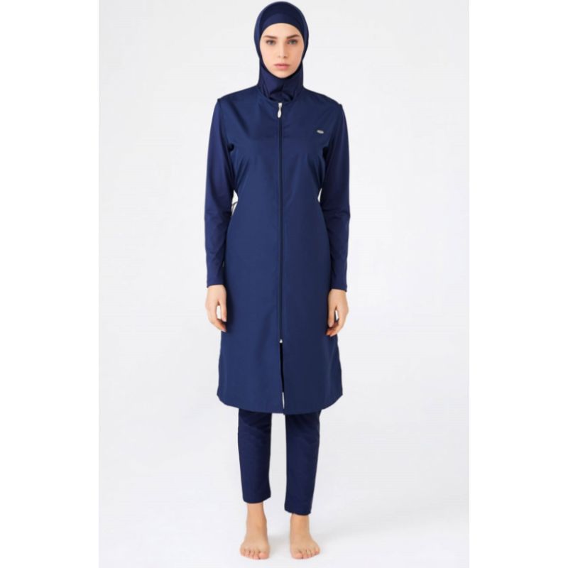 Burkini Hijab 5 Pièces - Bleu Nuit - ADASEA