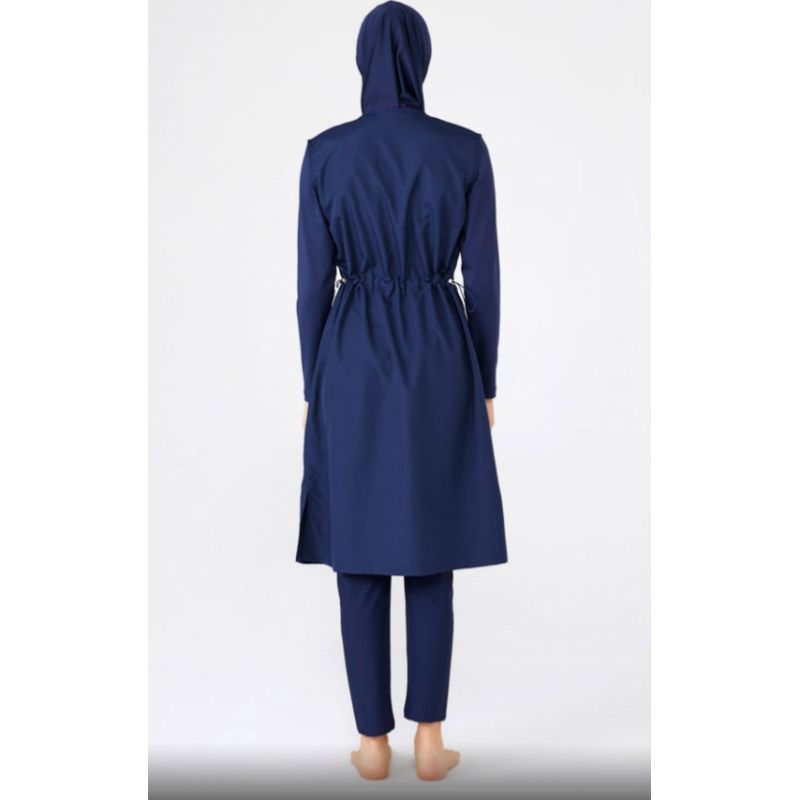 Burkini Hijab 5 Pièces - Bleu Nuit - ADASEA