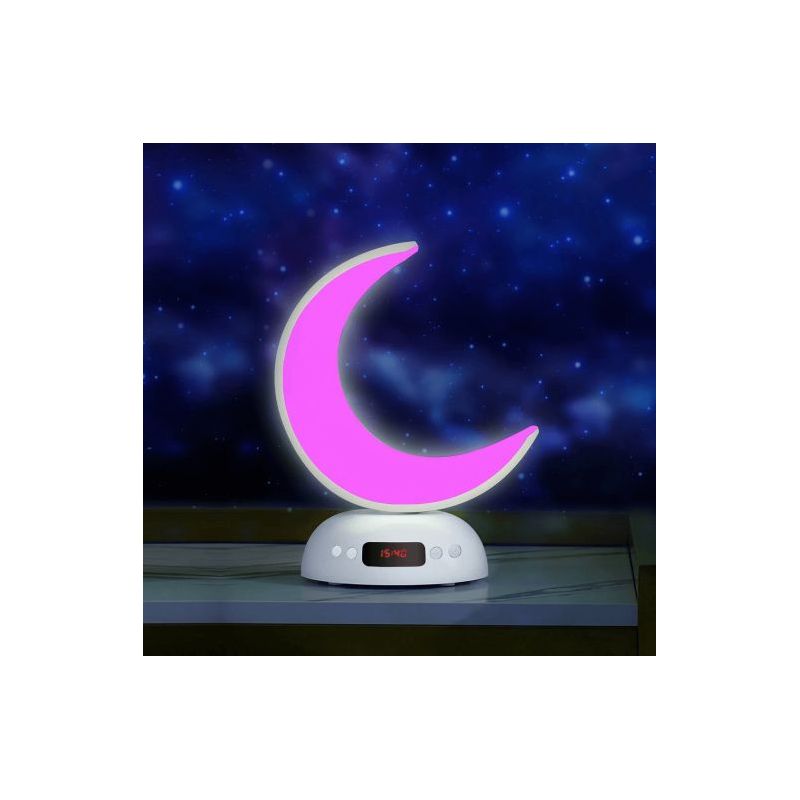 Lampe Coranique Lunaire SQ-902 par Equantu - Design Croissant de Lune Lumineux - Haut-parleur MP3 Bluetooth