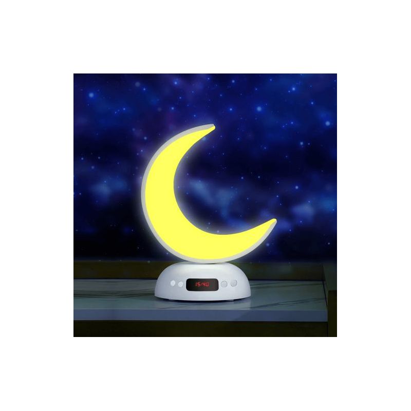 Lampe Coranique Lunaire SQ-902 par Equantu - Design Croissant de Lune Lumineux - Haut-parleur MP3 Bluetooth