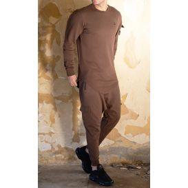 Ensemble Sarouel et Sweat Cacao, Survêtement Qaba'il : Sniper NEO