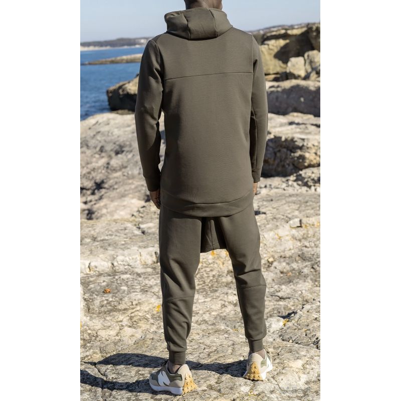 Ensemble Sarouel et Sweat à Capuche Kaki Qaba'il : BLADE PREMIUM 