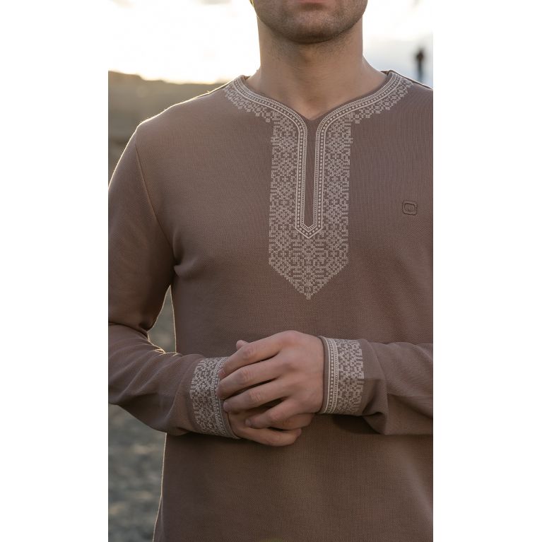 Sweat Etniz AWQAS - Marron - Qaba'il