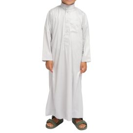 Qamis garçon Gris: taille Bébé à adolescent (0-13 ans) - Soundouss