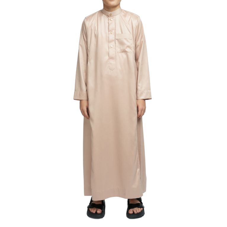 Qamis garçon Beige : taille bébé à adolescent (0-13 ans) - Soundouss