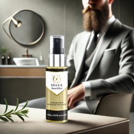 Accélérateur de pousse pour barbe : huiles 100% naturelles -D'OZE