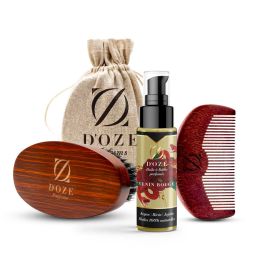 Coffret soin barbe :Huiles Venin rouge 100% Naturelles - DOZE