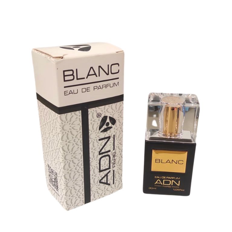 BLANC Eau de Parfum par ADN Paris - Flacon Spray 30 ml - l'Art de la Parfumerie Française