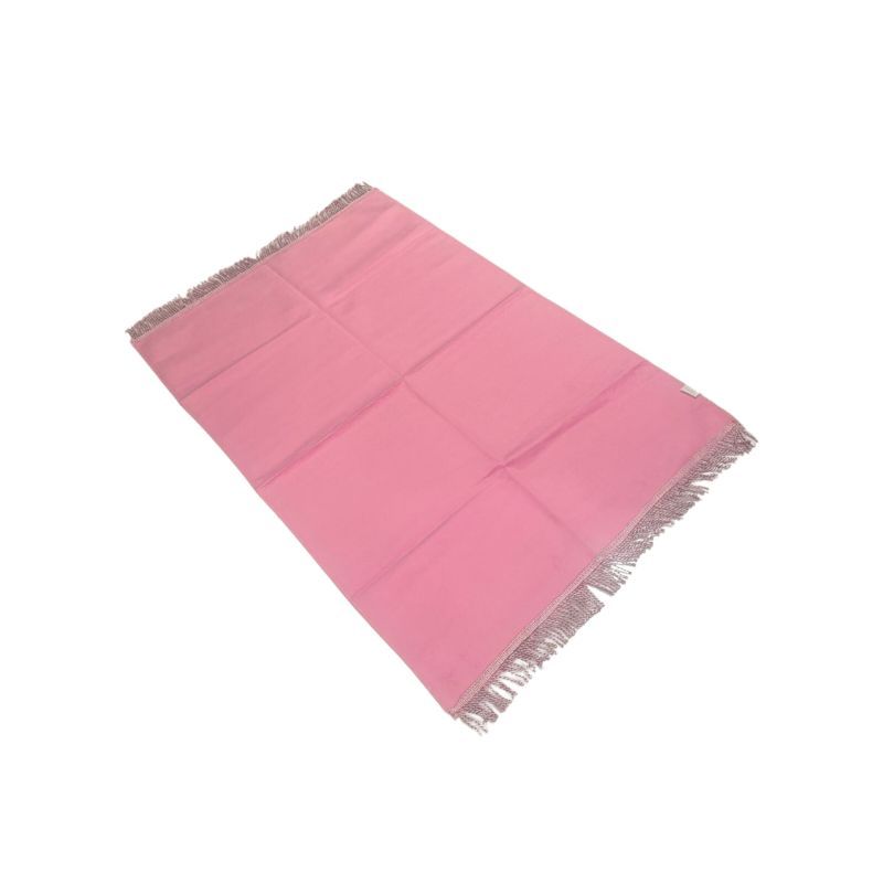 Tapis de Prière Rose, Adulte Personnalisable - Velours Uni - Dimensions 69 x 107 cm