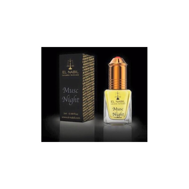 Musc Night 5 ml - Saudi Perfumes - Sans Alcool - El Nabil