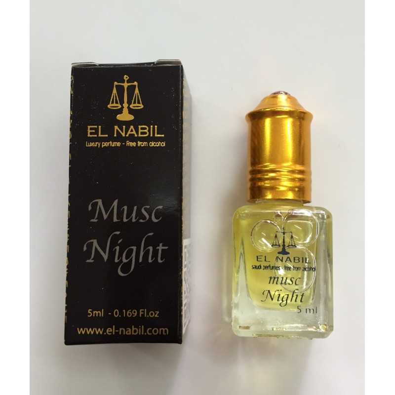 Musc Night 5 ml - Saudi Perfumes - Sans Alcool - El Nabil